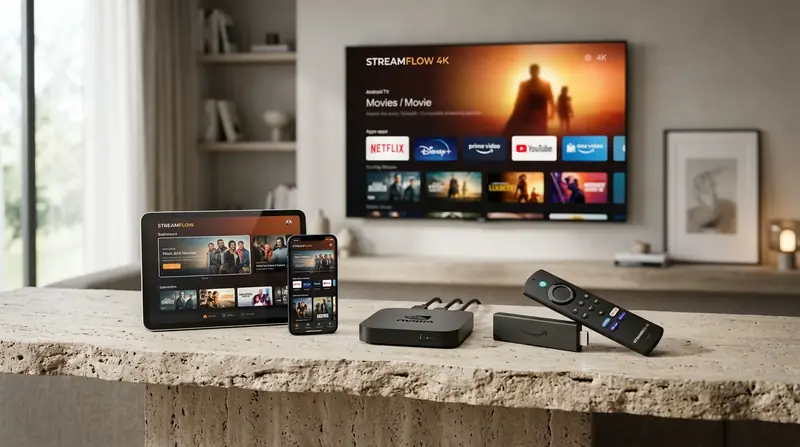Les appareils compatibles avec l'IPTV au Maroc : Smart TV, Box Android, Fire TV Stick et smartphone