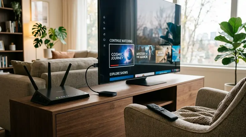 Connexion Wi-Fi d’un Fire TV Stick pour regarder du contenu en streaming
