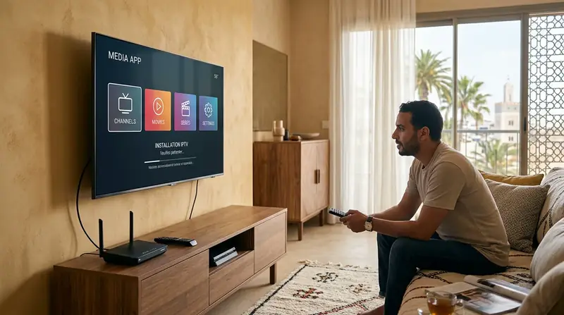 Guide pour installer IPTV sur Smart TV au Maroc étape par étape
