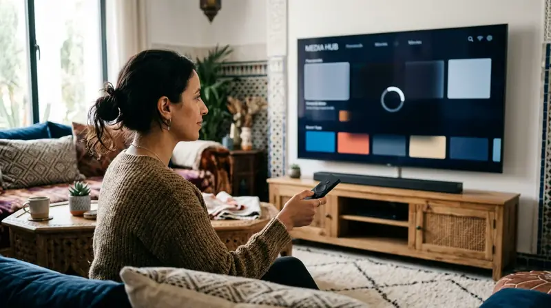 Vérification d’une application de streaming sur une Smart TV