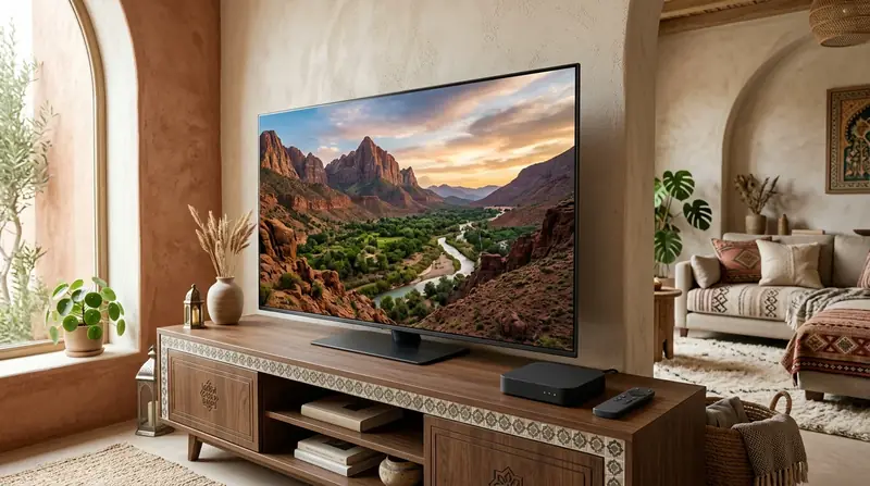 Téléviseur 4K et appareils multimédias compatibles avec la lecture IPTV haute définition