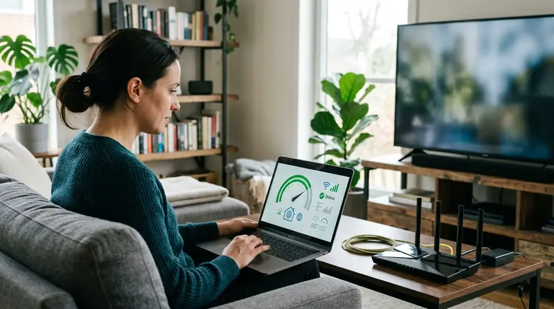 Vérification de la connexion Internet utilisée pour le streaming